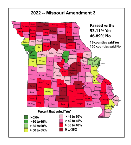 Amendment 3 Election Map